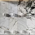 Decorative Wall Paneling With Various Natural Marble Textures For Interior Design 3d model