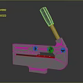 Metal Clamp Tool With Adjustable Handle And Silver Metal Structure Locking Mechanism Industrial Workshop Equipment