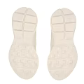 Cream Colored Gucci Sneakers With Red And Green Web Stripe And Chunky Sole