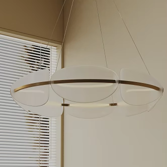 Modern chandelier 3d model