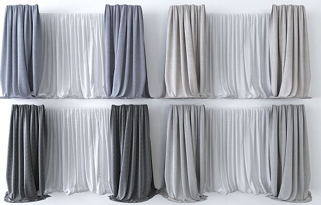 Curtains 3d model