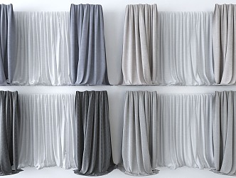 Curtains 3d model