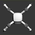 Robot Spider Robot Mecha Spider Science Fiction Spider Mechanical Spider Battery Spider Tower Defense 3d model