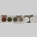 Curved Sectional Sofa With Ottoman Pillows Blanket And Color Options