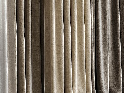 Modern Curtains 3d model