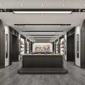 Modern Clothing Store Spacious Bright Interior With Colorful Clothes On Display Racks And Shelves