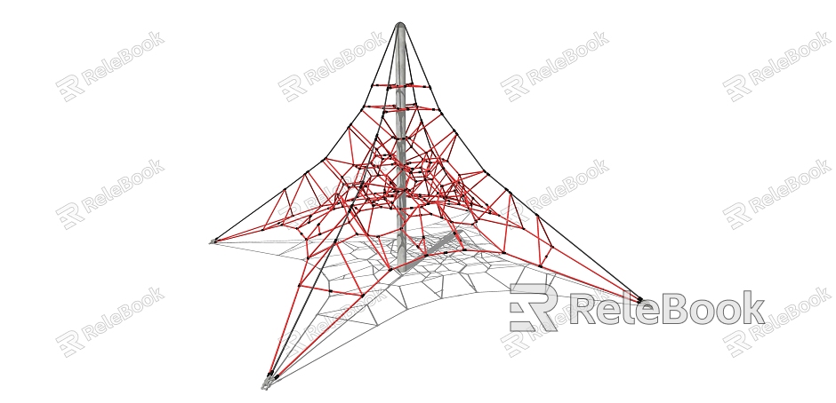 Modern play equipment children's activity field model