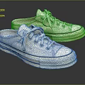 White Canvas Low Top Casual Sneakers Classic Design Fashion Comfortable Footwear