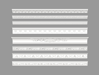 European plaster line 3d model