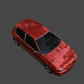 Red Two Door Car With Sleek Exterior Design And Modern Styling Features