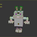 Robot Assistant Small Robot Butler Robot Butler Figure Game Figure 3d model