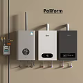 Poliform Household Water Heaters with Digital Display Multiple Colors and Modern Design Features