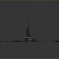 Yacht Sailing, Speedboat, Speedboat 3d model