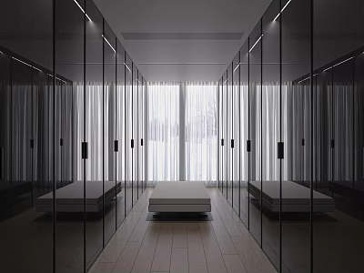 Modern Cloakroom 3d model