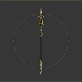 Scepter Ancient Scepter Cane Ancient Scepter Magic Scepter Metal Scepter Classical Scepter Magic Scepter 3d model