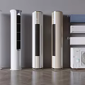 Modern Air Conditioner Fans With Various Styles Including Tower Wall Mounted And Outdoor Units