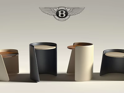 Modern Round Table Side Table Tea Table Corner Table Combination 3d model