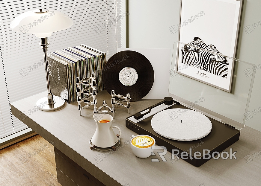 Modern CD CD Table Lamp Coffee Combo model