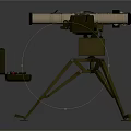Portable Military Missile Launcher With Tripod Stand And Control Unit