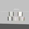 Minotli Curtains On Display Shelves With Various Black White Brown Tones And Modern Striped Patterns