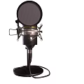 Modern Microphone Capacitor Mike 3d model