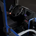 bus multi-axle bus 3d model