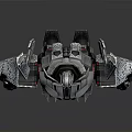 Futuristic Humanoid Robot With Complex Mechanical Parts Metallic Texture And Sci-Fi Design