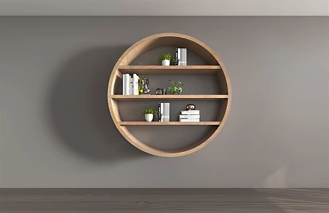 Modern Wall Shelf Storage Rack 3d model