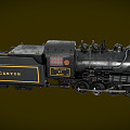 Industrial LOFT Train Cartoon Train 3d model