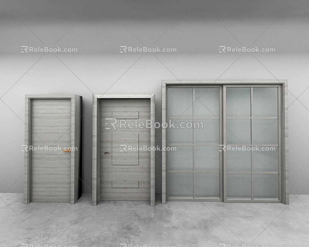 Door combination 3d model