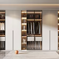 Modern wardrobe 3d model