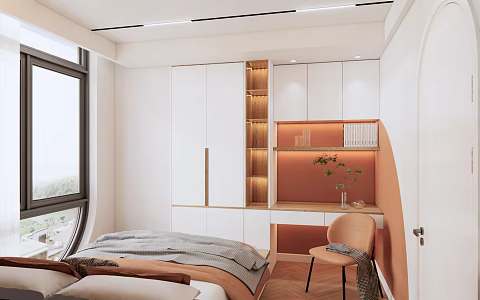 Quiet Tatami Bedroom 3d model