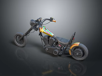 Motorcycle Two-wheeled Motorcycle Cross-country Motorcycle Road Race Motorcycle Motor Vehicle Transport 3d model