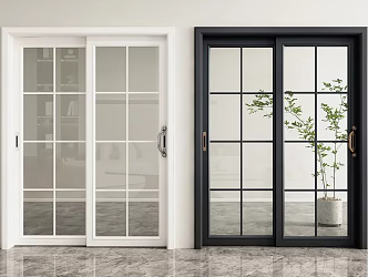sliding door sliding door glass door kitchen sliding door living room sliding door glass sliding door balcony sliding door 3d model