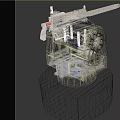 Proximity Machine Gun 3d model