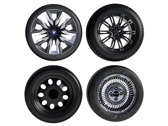 car tire 3d model