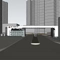 Modern Gate 3d model