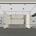 Modern Reception Hall 3d model