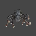 Horror Fantasy Game Movie Character With Multiple Eyes And Tentacles Design