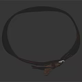 Stylish Leather Belt With Double Buckle Design High Quality Adjustable Waist Accessory