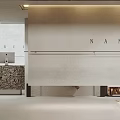 Fashion Clothing Store Interior With Clothing Racks Mannequin And Displayed Apparel