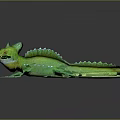 Lizard Anime Lizard Chameleon Cartoon Lizard Reptile Cold Blooded Animal Reptile Class 3d model