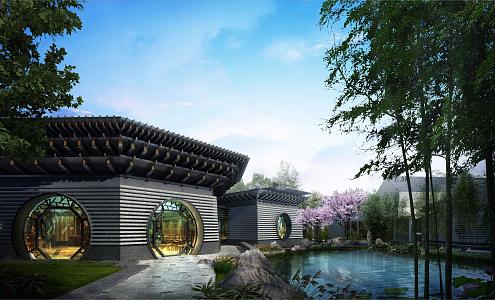 New Chinese Landscape 3d model