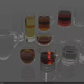 Household Glass Drinkware Collection With Pitcher Mugs Wine Glasses And Various Shapes For Daily Use