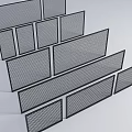Modern Metal Grid Fence Panels For Outdoor Garden Security And Decoration