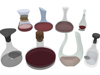 Glass Decanter 3d model