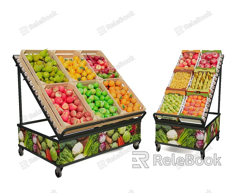 Modern fruit Fresh fruit model