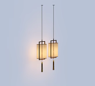 Chinese Chandelier 3d model