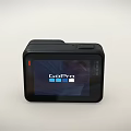 Black Compact Action Camera With LCD Screen Digital Display Portable Design For Outdoor Use 3d model