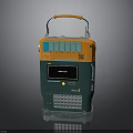 DEWALT Portable Power Station With Green And Orange Design Handle LCD Display And Control Panel